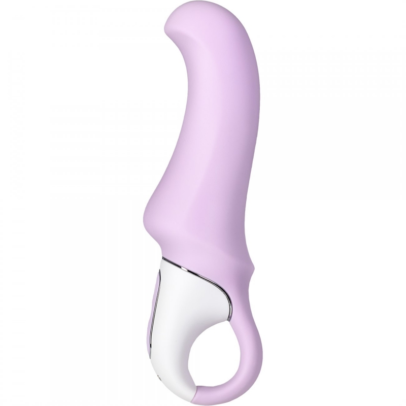 Вибратор для точки G и клитора "Satisfyer Charming Smile" сиреневый, супер мощный 
