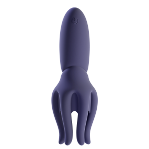 Вибратор для головки полового члена "Galaku Octopus-X" фиолетовый