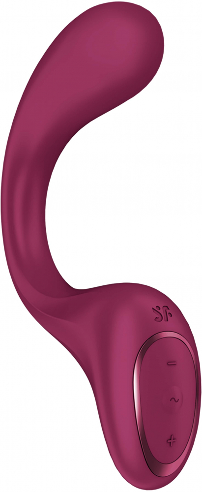 Вибратор для точки G и клитора "Satisfyer G for Goddes 2" мега мощный, винный 